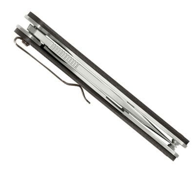 Image showing  Mach1 Black Carbon Fiber Ceramic Ball Bearing Fast Action Folding Knife, 6514010CB