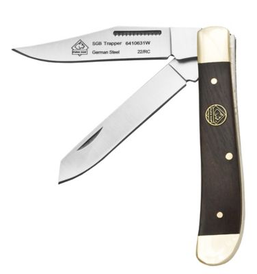 Puma SGB Trapper Jacaranda Wood Folding Pocket Knife, 6410631W