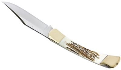 Image showing  Warden Pom Commando Stag Folding Pocket Knife, 6169620CS