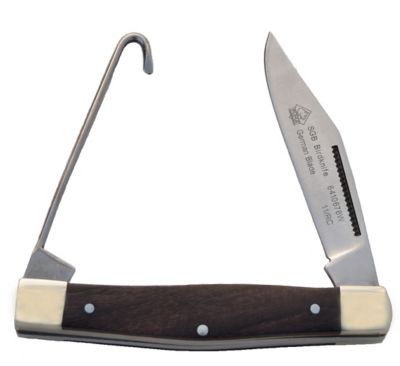 Puma SGB Birdknife Jacaranda Wood Folding Pocket Knife with Hook, 6410676W