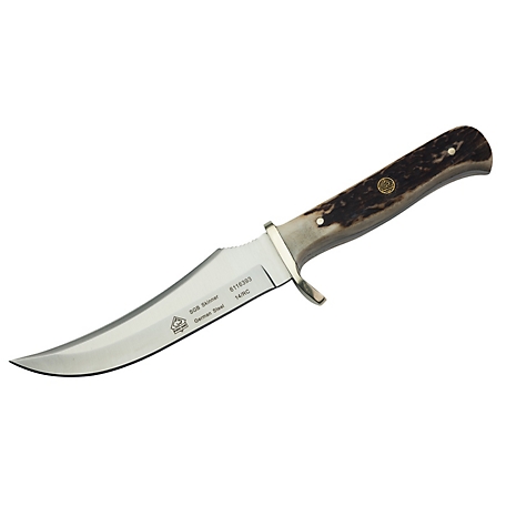 Puma SGB Skinner Stag Hunting Knife with Leather Sheath, 6116393L