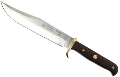 Puma SGB Bowie Jacaranda Wood Hunting Knife with Tethered Leather Sheath, 6116396W