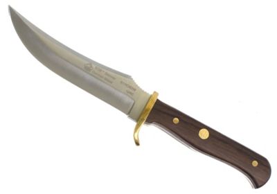 Puma SGB Skinner Jacaranda Wood Hunting Knife with Tethered Leather Sheath, 6116393W