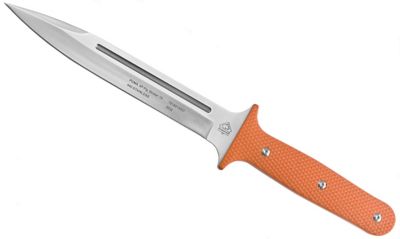 Puma XP 13 in. Pig Sticker Textured Blaze Orange G10 Beveled Blade with Kydex Sheath, 7818813GO