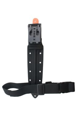 Image showing  13 in. Pig Sticker Textured Blaze Orange G10 Beveled Blade with Kydex Sheath, 7818813GO