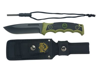 Image showing  Green Forever Survival Knife with Nylon Sheath and Firestarter, 7205001