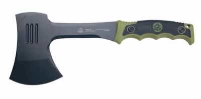 Puma XP Green Packable Camping Hatchet with Comolded Rubber Handle, 7302000