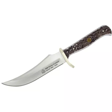 Puma SGB Skinner Pom Commando Deer Hunting Knife with Attached Leather Sheath 6116393CS Knives