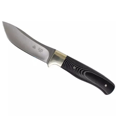 Puma SGB Saddleback Micarta Hunting Knife with Ballistic Nylon/Leather Sheath 6817100M Knives