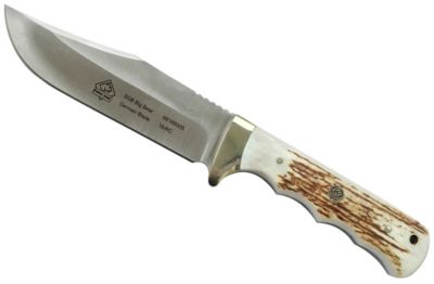 Puma SGB Big Bear Bowie Stag Hunting Knife with Leather Sheath, 6818800S