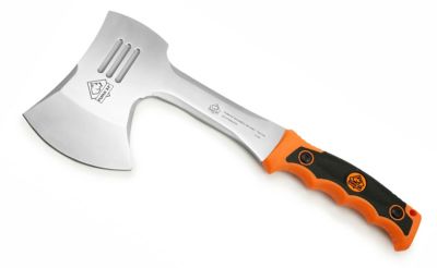 Puma XP 3.5 in. Orange Packable Camping Hatchet with Comolded Rubber Handle