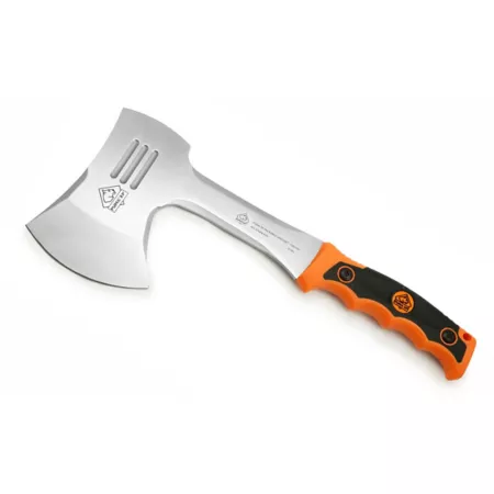 Puma XP 3.5" Orange Folding Camping Hatchet with Molded Rubber Handle Knives