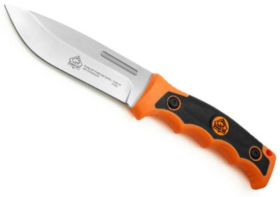 Puma XP Orange Forever Survival Knife with Plastic Sheath, 7205112