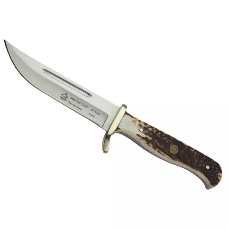 Puma SGB Trail Guide Deer Hunting Knife with Leather Sheath 6116382L Knives