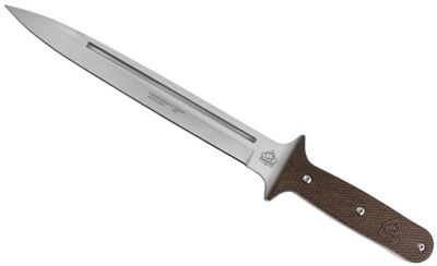 Puma XP 15 in. Pig Sticker Textured Pakkawood Beveled Blade with Leather Sheath, 7818915W