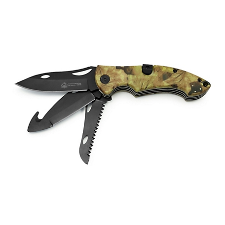 Puma XP Camo Trifecta 3-Blade Folding Hunting Knife, 7320107 at 