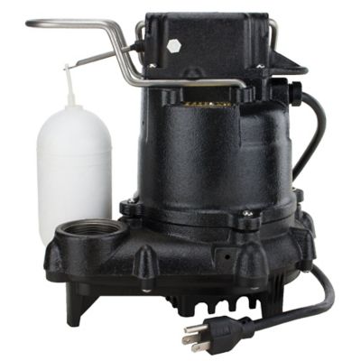 Star Water Systems 3/10 HP Cast-Iron Submersible Sump Pump with Vertical Switch