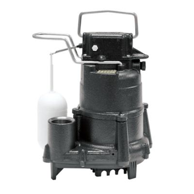 Star Water Systems 1/2 HP Cast-Iron Submersible Sump Pump with Vertical Switch