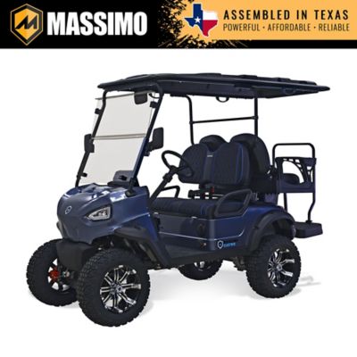 Massimo 4-Seater 48V MEV2X Electric Utility Golf Cart, Grey