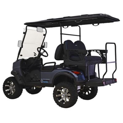 Image showing  4-Seater 48V MEV2X Electric Utility Golf Cart, Grey