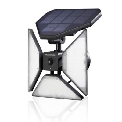 Image showing  500-Lumen Bionic Spotlight Trio 8W Solar Powered Motion Sensor Outdoor LED Flood Light