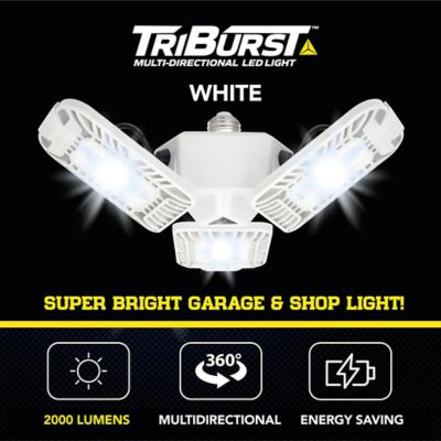 Image showing  2,000-Lumen LED Triburst Ceiling Light with 3 Adjustable Heads, 10.5 in.