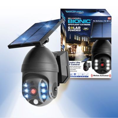 Bell & Howell Bionic Spotlight Extreme - 250 Lumens Solar Powered, Motion Sensor, Outdoor Security Light