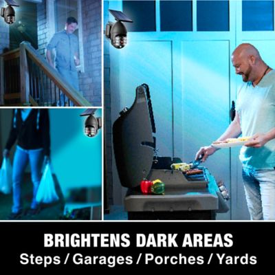 Image showing 6 th Bell & Howell 250 Lm Bionic Spotlight Extreme Solar-Powered Outdoor Security Light, Motion Sensor