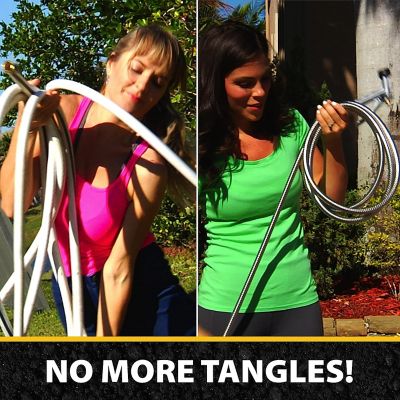 Image showing  5/8 in. x 25 ft. Lightweight Kink-Free Stainless Steel Garden Hose