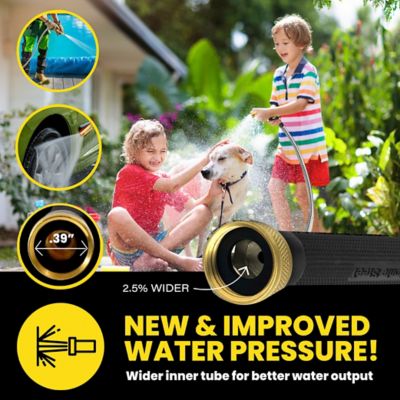 Image showing  5/8 in. x 75 ft. Lightweight Kink-Free Stainless Steel Garden Hose
