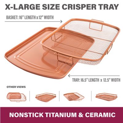 Image showing  16.5 in. x 12.5 in. XL Crisper Tray