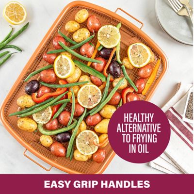 Image showing  16.5 in. x 12.5 in. XL Crisper Tray