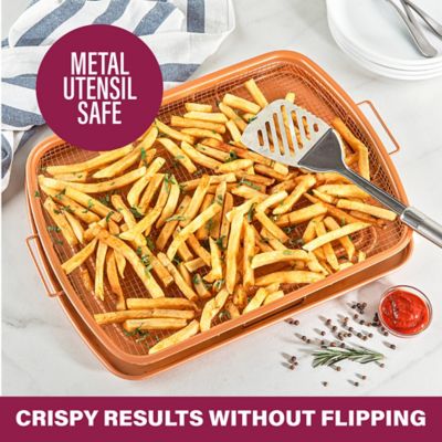 Image showing 5 th Gotham Steel 16.5 in. x 12.5 in. XL Crisper Tray