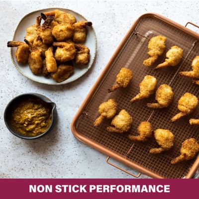 Image showing 7 th Gotham Steel 16.5 in. x 12.5 in. XL Crisper Tray