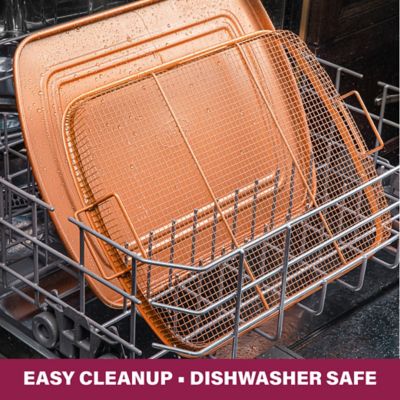 Image showing 8 th Gotham Steel 16.5 in. x 12.5 in. XL Crisper Tray