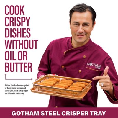 Image showing 9 th Gotham Steel 16.5 in. x 12.5 in. XL Crisper Tray