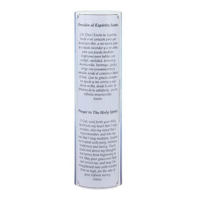Image showing  Holy Spirit Flickering Lifelike LED Prayer Candle with Timer