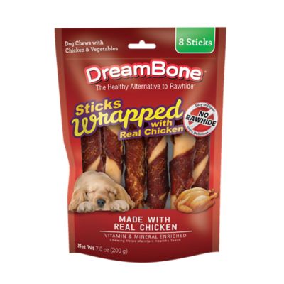 DreamBone Chicken-Wrapped Sticks Large Dog Treats, 8 ct.
