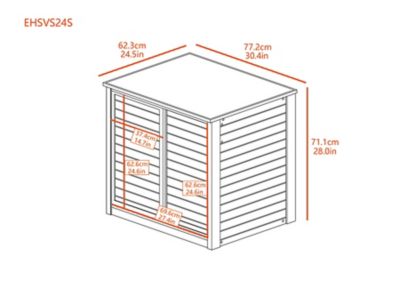 Image showing  Versa Stand, 30 in., Gray