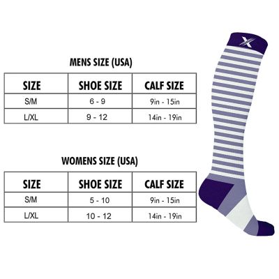 Image showing  3-PairsEveryday Wear Fun Patterned Knee High Compression Socks