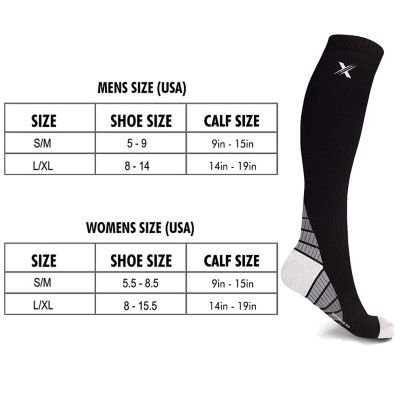 Image showing  Premium Everyday Wear Pain Relief Support Compression Socks, 6-Pairs