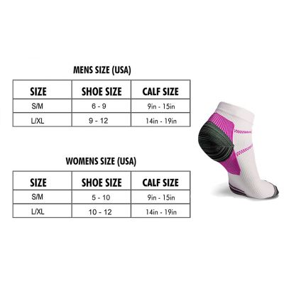 Image showing  6-Pairs High Energy on Your Feet All Day Ankle Compression Socks