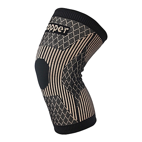Extreme Fit Copper Breathable Recovery Knee Support Brace Sleeve for Pain Relief Lifting, Walking, Standing. Warehouse Work