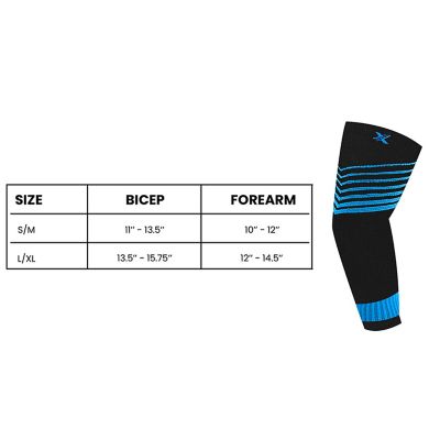 Image showing  3-Pairs: Ultra Comfort Pain Relief Elbow Arm Compression Support Sleeves for Relaxation, Lifting, Outdoor Work, L-XL