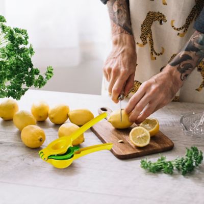 Image showing  Easy-To-Use Hand Press Citrus Squeezer and Juicer