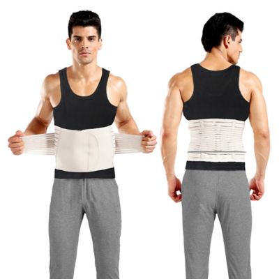 Extreme Fit Adjustable Double-Compression Back Support Pain Relief Recovery Belt for Heavy Lifting, Standing, Working, M-L