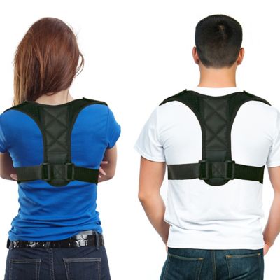 Extreme Fit Adjustable Posture Support Corrector Back Shoulders Brace for Sitting People On The Go or Office Workers Medium