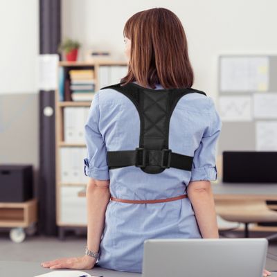 Extreme Fit Adjustable Posture Support Corrector Back Shoulders Brace ...