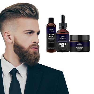 Image showing  Ultimate Beard Wash, Conditioning, Care, Growth and Grooming Kit (3 pc.)