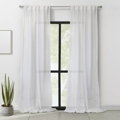 Habitat Alicante Sheer Dual Header Curtain Panel